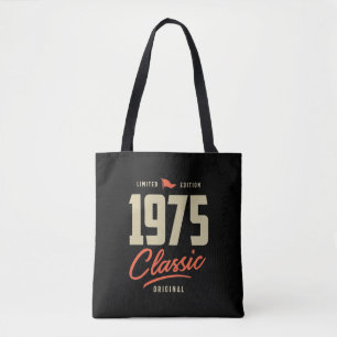 Bolso De Tela Regalo de cumpleaños clásico de 1975