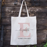 Bolso De Tela Regalo de dama de honor para Personalizados negros<br><div class="desc">¿Buscas un regalo único y personalizado para las damas de honor? ¡No hay más que ver nuestras bolsas de regalo para la dama de honor rosa y personalizado negra! Cada bolsa de tocador se personaliza con las iniciales de la dama de honor y se puede usar como bolsa personal o...</div>