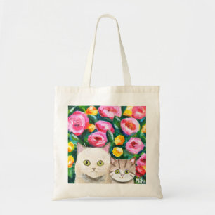 Bolso De Tela Regalo de Día de la Madre de amor para gatos y gat