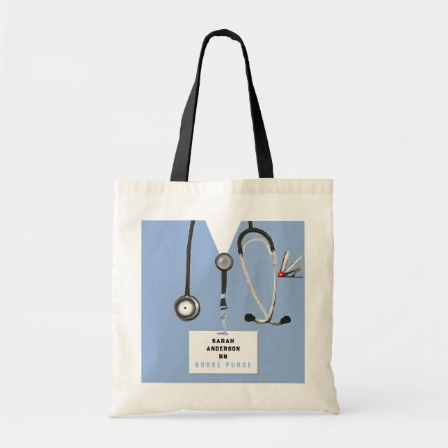 Bolso De Tela Regalo de enfermera creativa (Frente)
