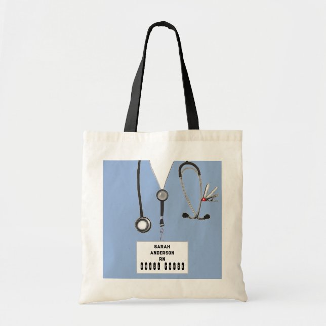 Bolso De Tela Regalo de enfermería creativo (Frente)