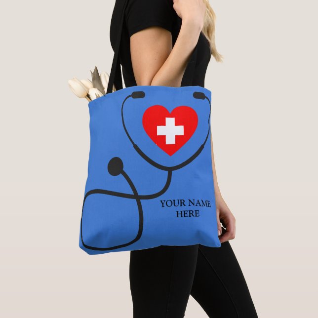 Bolso De Tela regalo de enfermería personalizado (Detalle)