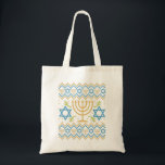 Bolso De Tela Regalo de feriado judío Hanukkah Ugly Sweater<br><div class="desc">chanukah,  menorah,  hanukkah,  dreidel,  jewish,  judaísmo,  feriado,  religión,  navidades, </div>