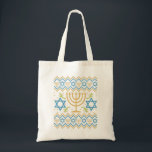 Bolso De Tela Regalo de feriado judío Hanukkah Ugly Sweater<br><div class="desc">chanukah,  menorah,  hanukkah,  dreidel,  jewish,  judaísmo,  feriado,  religión,  navidades, </div>