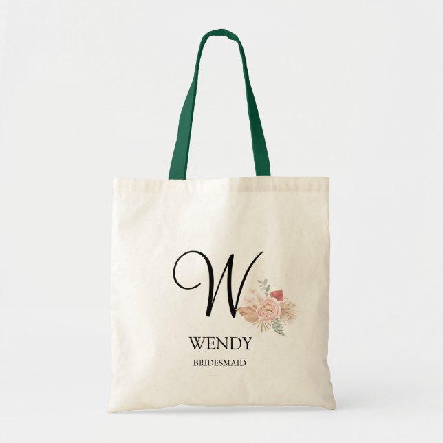 Bolso De Tela Regalo de fiesta de boda personalizada (Frente)