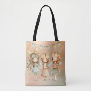 Bolso De Tela Regalo de fiesta de cumpleaños del Chica de las ha