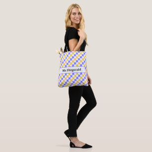 Bolso De Tela Regalo de fin de año para el maestro Floral Retro 