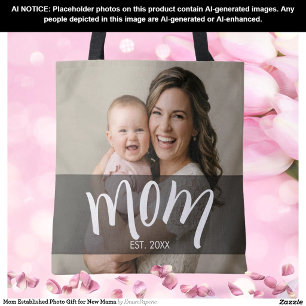 Bolso De Tela Regalo de Foto Establecido para Nueva Mamá