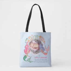 Bolso De Tela Regalo de FOTO personalizado de las sirenas