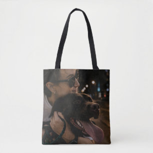 Bolso De Tela Regalo de foto personalizado para amantes de perro