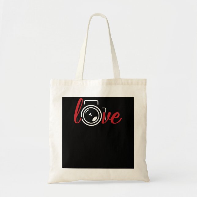Bolso De Tela Regalo de fotógrafo de amor de fotografía (Frente)