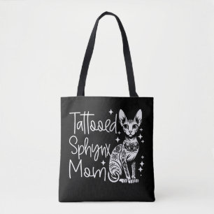 Bolso De Tela Regalo de gato de mamá de Sphynx Tattooed
