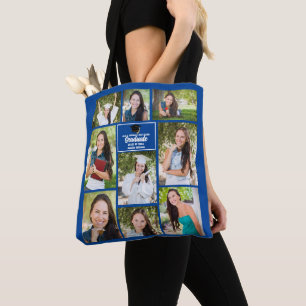 Bolso De Tela Regalo de graduación de Collage de fotos de grado