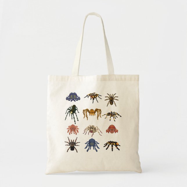 Bolso De Tela Regalo de Halloween de Arachnid Tarantula Arthropo (Frente)