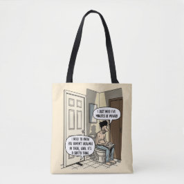 Bolso De Tela Regalo de humor de baño para papá de gato divertid
