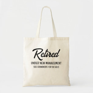 Bolso De Tela Regalo de Jubilación, Jubilado Bajo Nueva Administ
