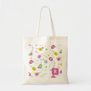 Bolso De Tela Regalo de jugador de pelota por su rosa personaliz