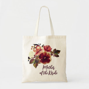 Bolso De Tela Regalo de la Madre Floral Caída de la Novia Boda