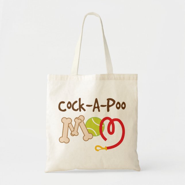 Bolso De Tela Regalo de la mamá de la raza del perro del (Frente)