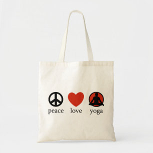Bolso De Tela Regalo de la yoga del amor de la paz