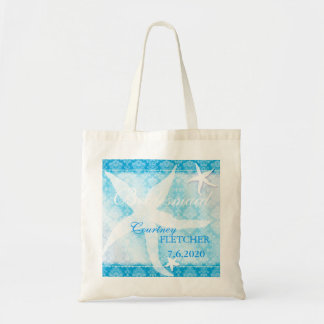 Bolso De Tela Regalo de las damas de honor de verano de Ocean Bl