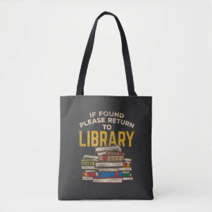 Bolso De Tela Regalo de lectura bibliotecaria