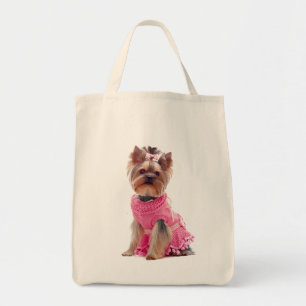 Bolso De Tela Regalo de lindo cachorro Yorkshire Terrier Perro r