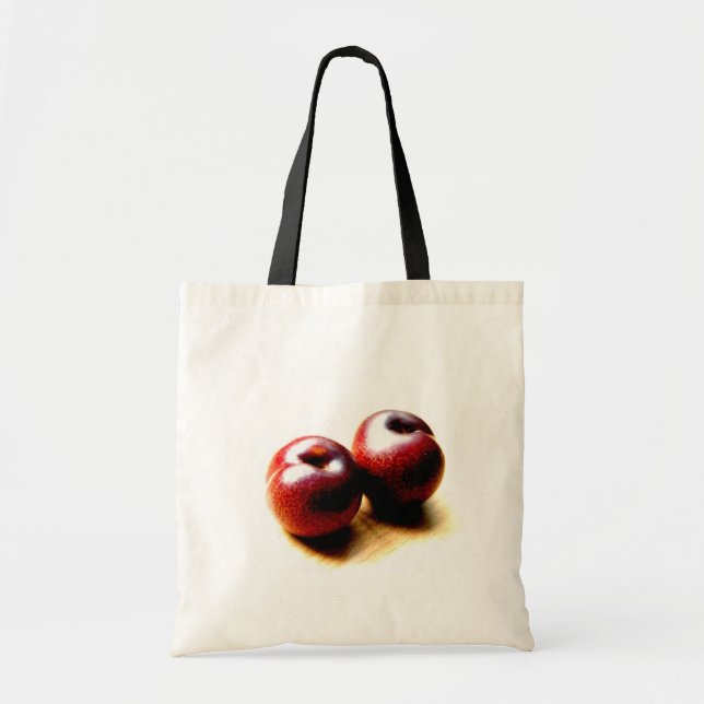 Bolso De Tela Regalo de los ciruelos (Frente)