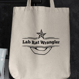 Bolso De Tela Regalo de maestro de química de Lab Rat Wrangler