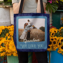Bolso De Tela Regalo de mamá de abuela con foto personalizada de