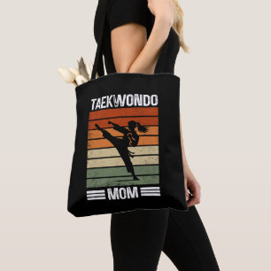 Bolso De Tela Regalo de mamá de artes marciales retro de taekwon