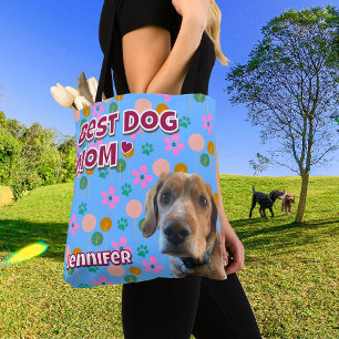 Bolso De Tela Regalo De Mamá Perra Para Amigo, Foto Mascota Pers