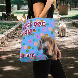Bolso De Tela Regalo de mamá perro, foto Mascota personalizada C