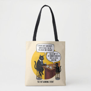 Bolso De Tela Regalo de meme para evento de networking de humor