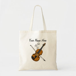 Bolso De Tela Regalo de músico violinista Personalizado de violí