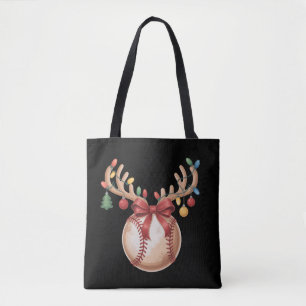 Bolso De Tela Regalo de Navidad para Amante del Béisbol Jugador