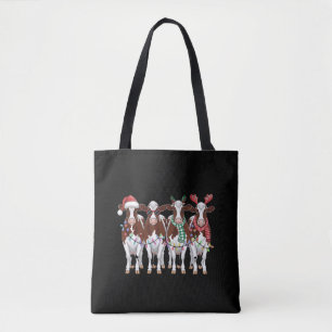 Bolso De Tela Regalo de Navidad para amantes de las vacas granja