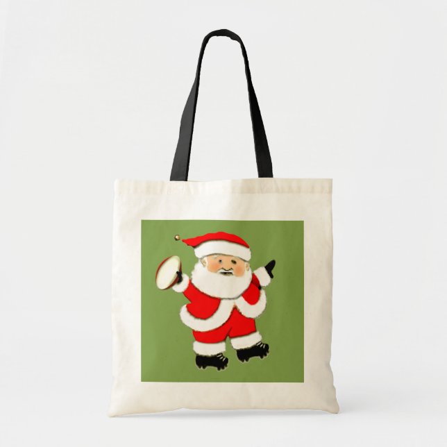Bolso De Tela Regalo de Navidades de rugby (Frente)