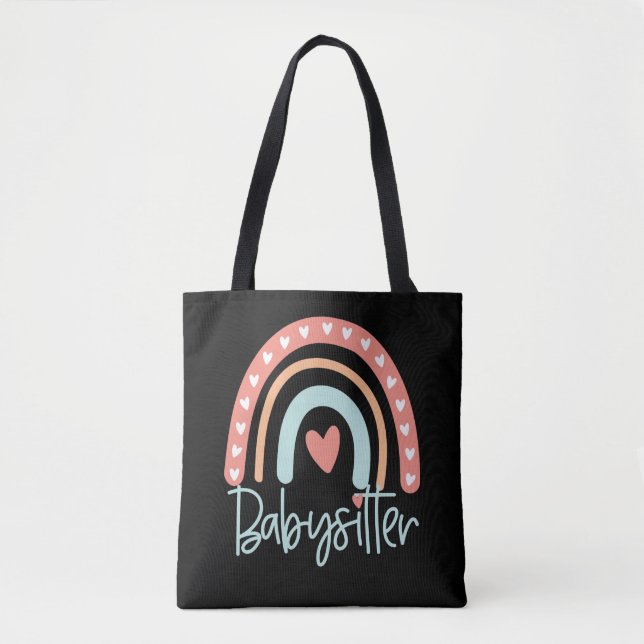 Bolso De Tela Regalo de niñera para bebés (Anverso)