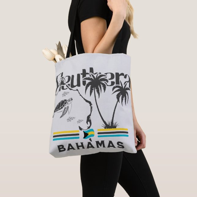 Bolso De Tela Regalo de recuerdo de Bahamas : Bandera de Eleuthe (Detalle)