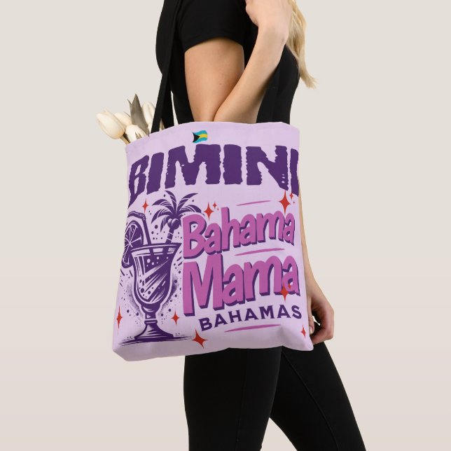 Bolso De Tela Regalo de recuerdo de Bahamas : Bimini Bahamas Mam (Detalle)