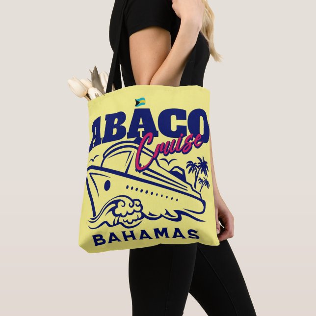 Bolso De Tela Regalo de recuerdo de Bahamas : Cruise Abaco Baham (Detalle)