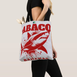 Bolso De Tela Regalo de recuerdo de Bahamas: Pescado de tiburón