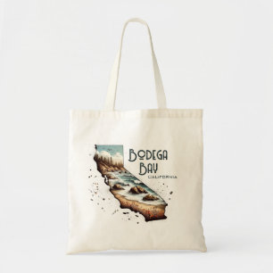 Bolso De Tela Regalo de recuerdo de Bodega Bay California