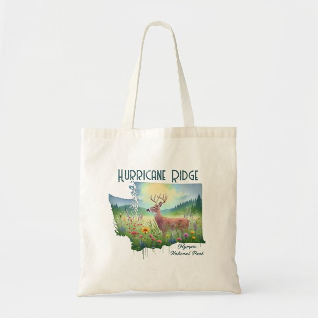 Bolso De Tela Regalo de recuerdo del parque nacional Hurricane R (Frente)