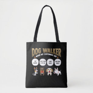 Bolso De Tela Regalo de sitio del Mascota que camina por perro d