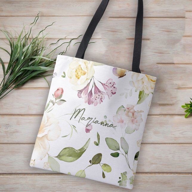 Bolso De Tela Regalo de soltera de flores silvestres (Subido por el creador)