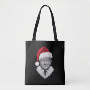 Bolso De Tela Regalo de sombrero divertido de Santa de Donald Tr