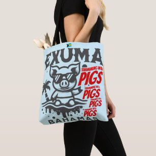 Bolso De Tela Regalo de souvenirs de Bahamas: Exuma Bahamas