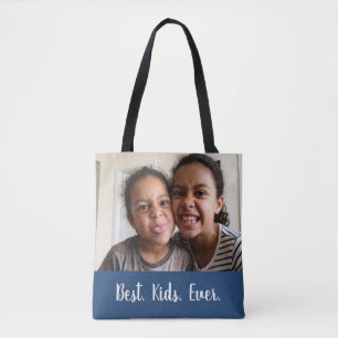 Bolso De Tela Regalo de texto con foto personalizada linda